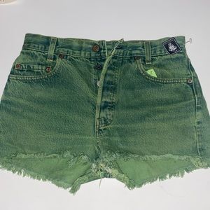 Levi’s Green Denim Shorts